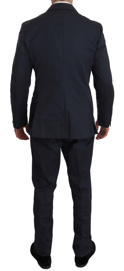 Romeo Gigli Elegant Blue Two-Piece Suit