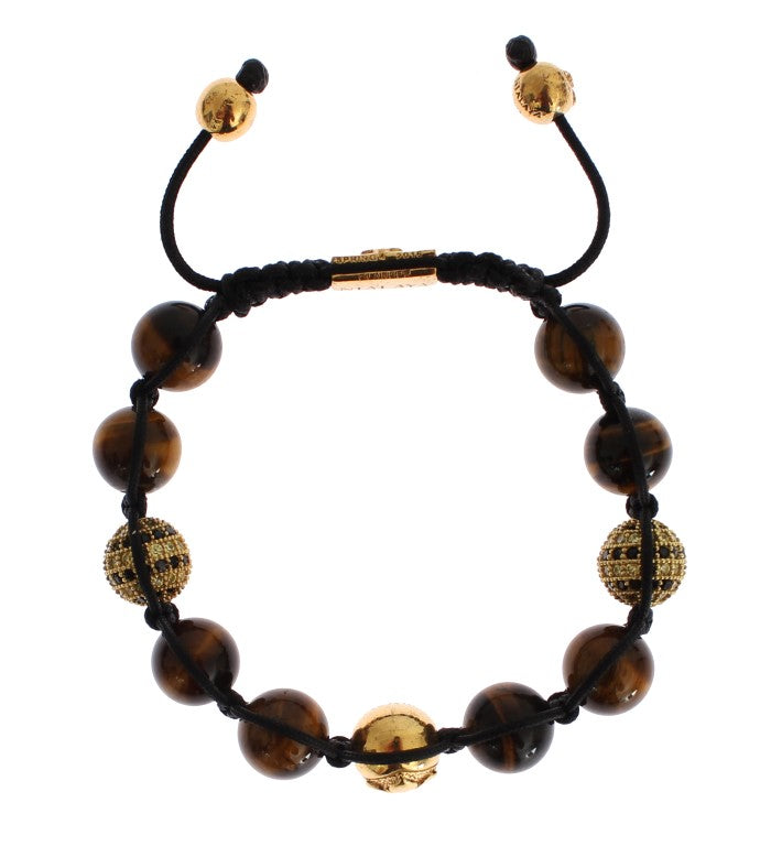 Nialaya Chic Multicolor CZ &amp; Tigers Eye Bracelet