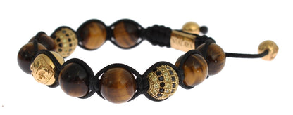 Nialaya Chic Multicolor CZ &amp; Tigers Eye Bracelet